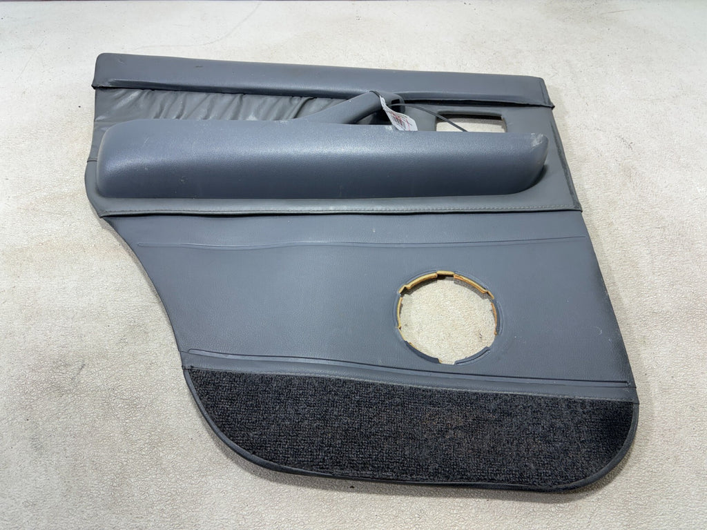 1992 - 1997 Toyota Land Cruiser Fj80 Rear Left Side Interior Door Panel Gray OEM