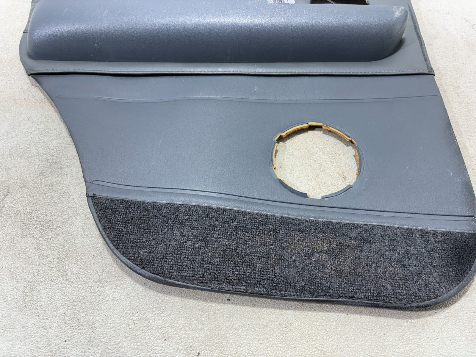 1992 - 1997 Toyota Land Cruiser Fj80 Rear Left Side Interior Door Panel Gray OEM