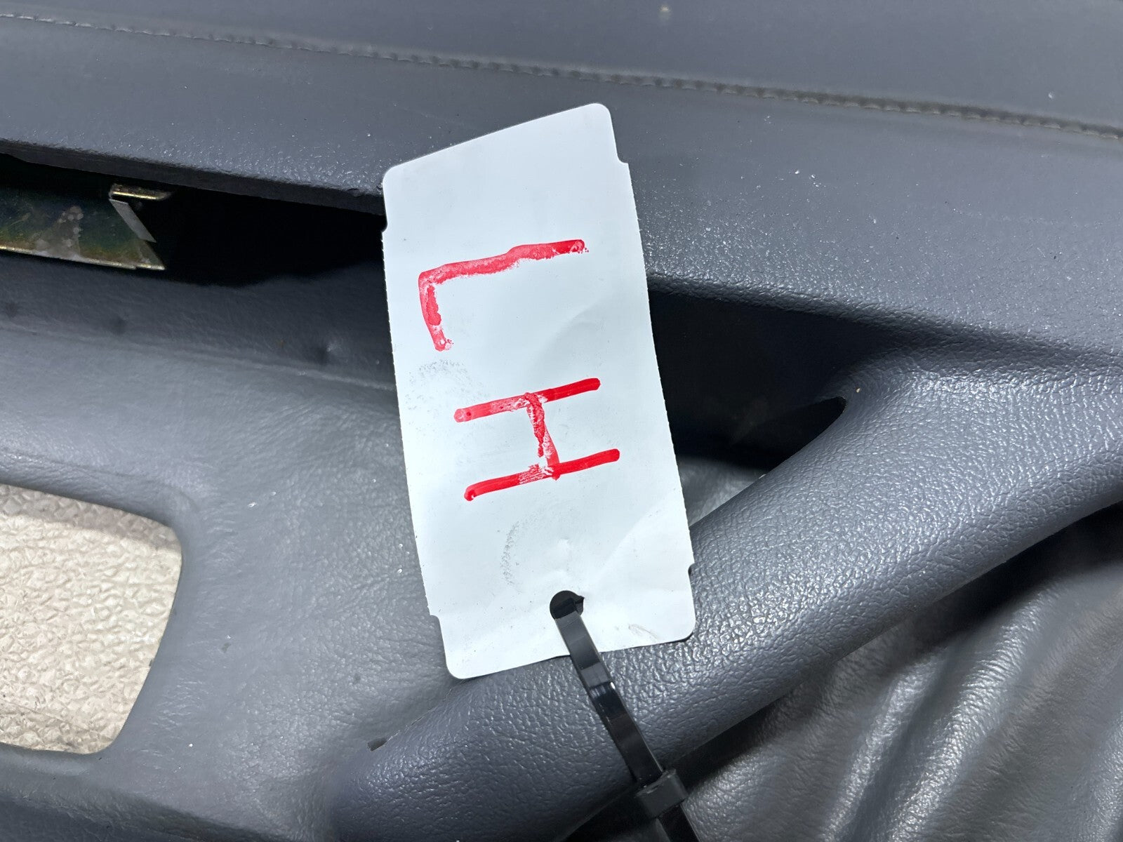 1992 - 1997 Toyota Land Cruiser Fj80 Rear Left Side Interior Door Panel Gray OEM