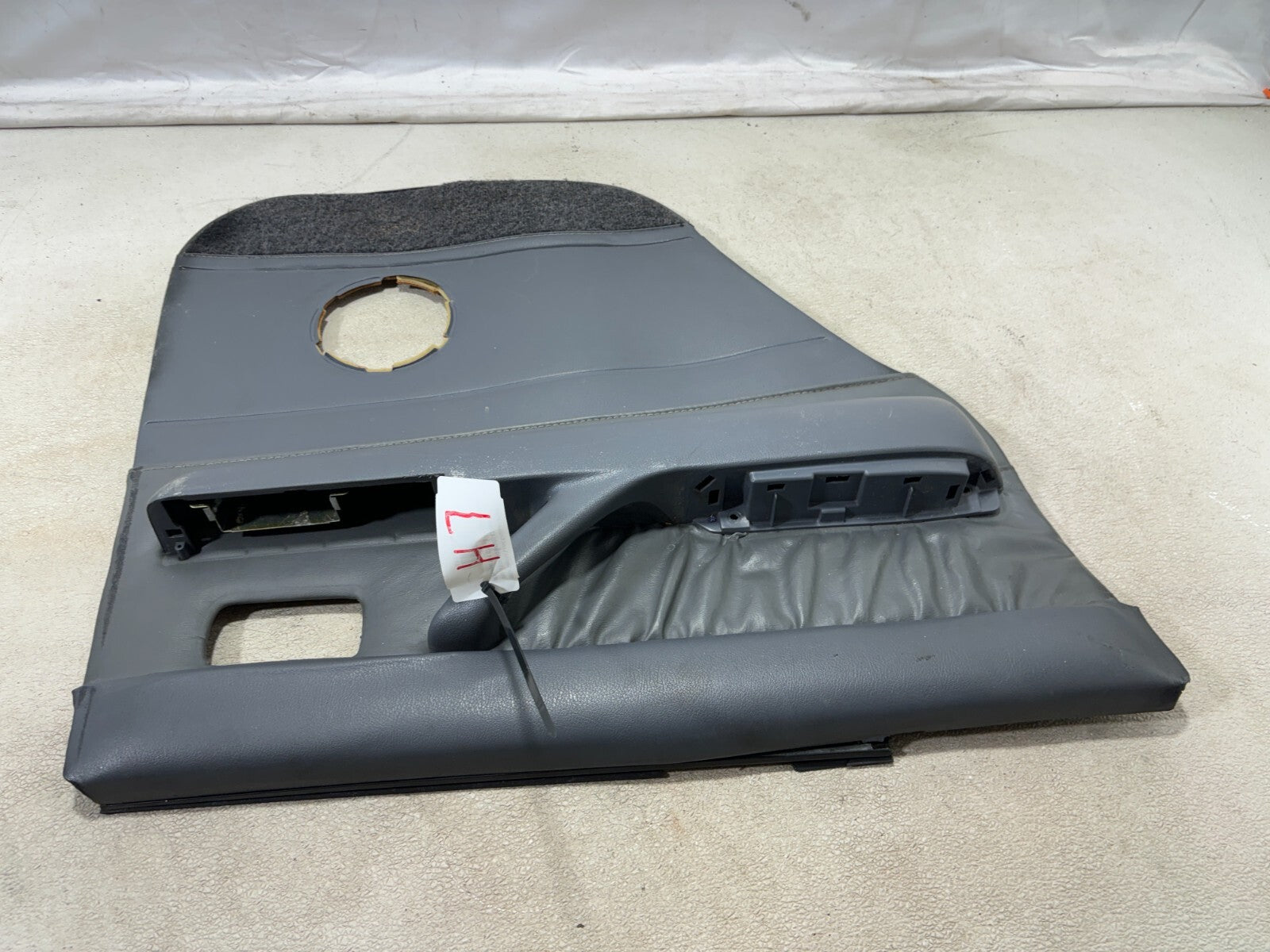 1992 - 1997 Toyota Land Cruiser Fj80 Rear Left Side Interior Door Panel Gray OEM