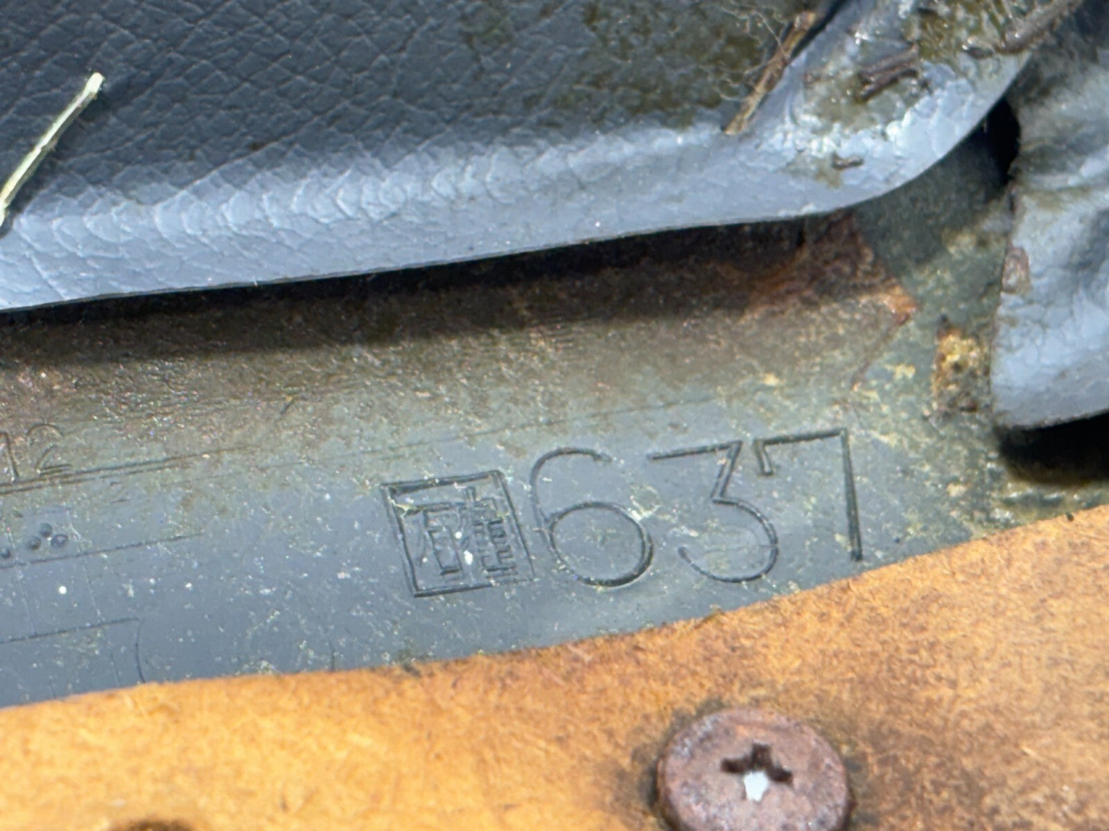 1992 - 1997 Toyota Land Cruiser Fj80 Rear Left Side Interior Door Panel Gray OEM