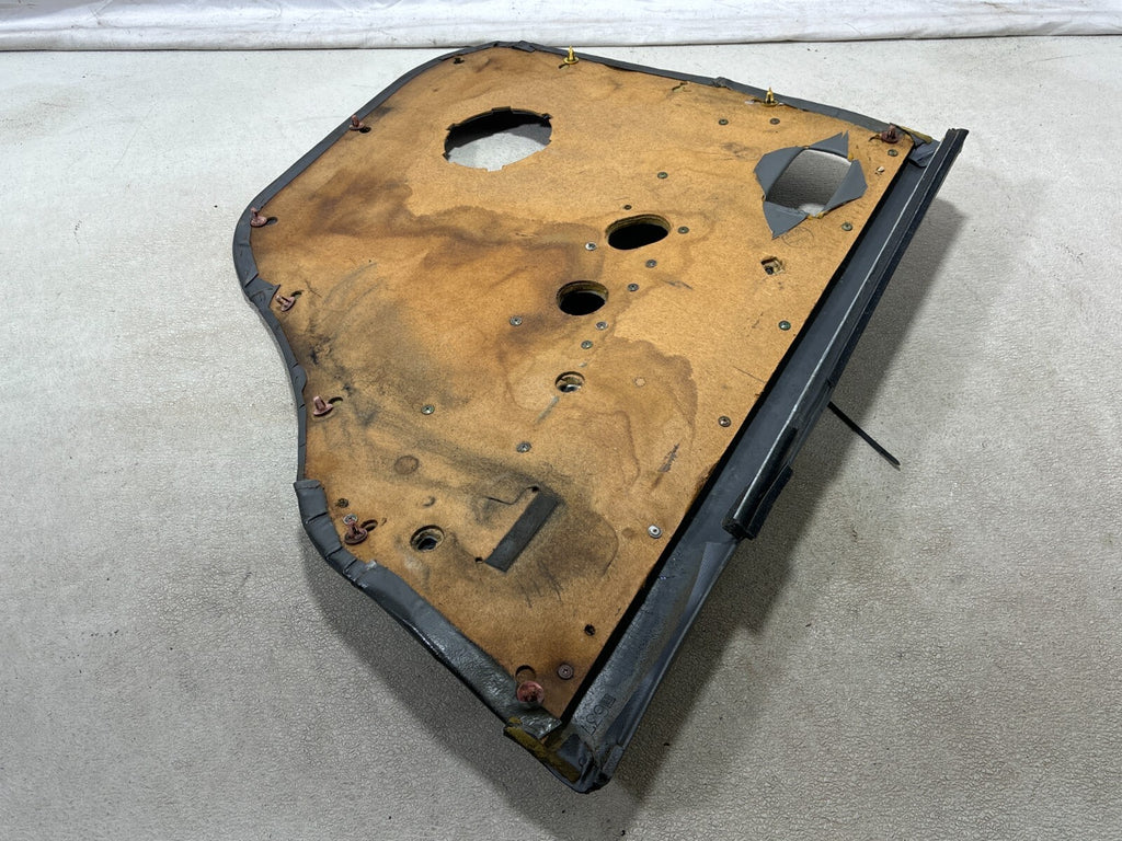 1992 - 1997 Toyota Land Cruiser Fj80 Rear Left Side Interior Door Panel Gray OEM