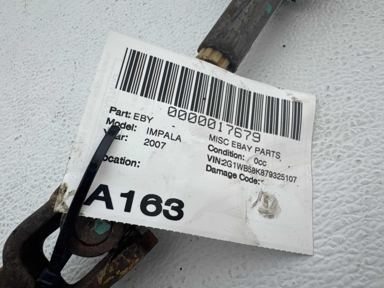 06-11 Chevy Impala Power Steering Gear Rack And Pinion & Intermediate Shaft Oem