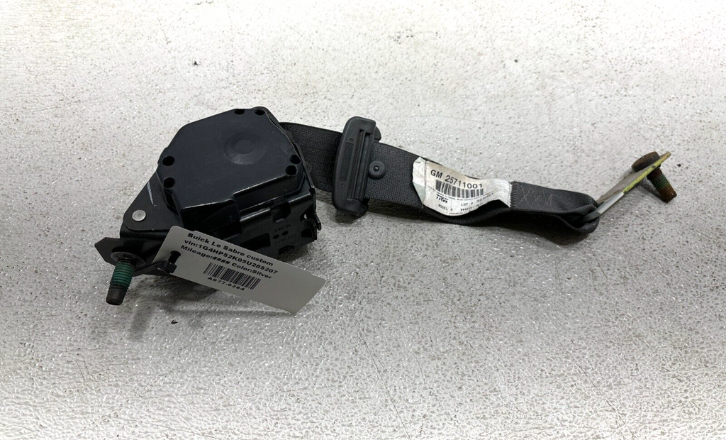 2000-2005 Buick Lesabre Rear Right Passenger Side Seat Belt Oem