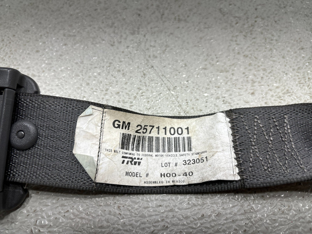 2000-2005 Buick Lesabre Rear Right Passenger Side Seat Belt Oem
