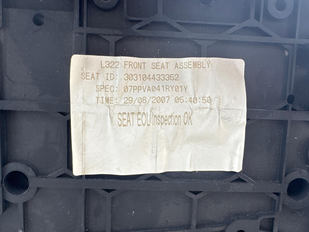 07-09 Jaguar X150 Xk Front Right Seat Track Frame Adjuster Rail W/ Motors Oem