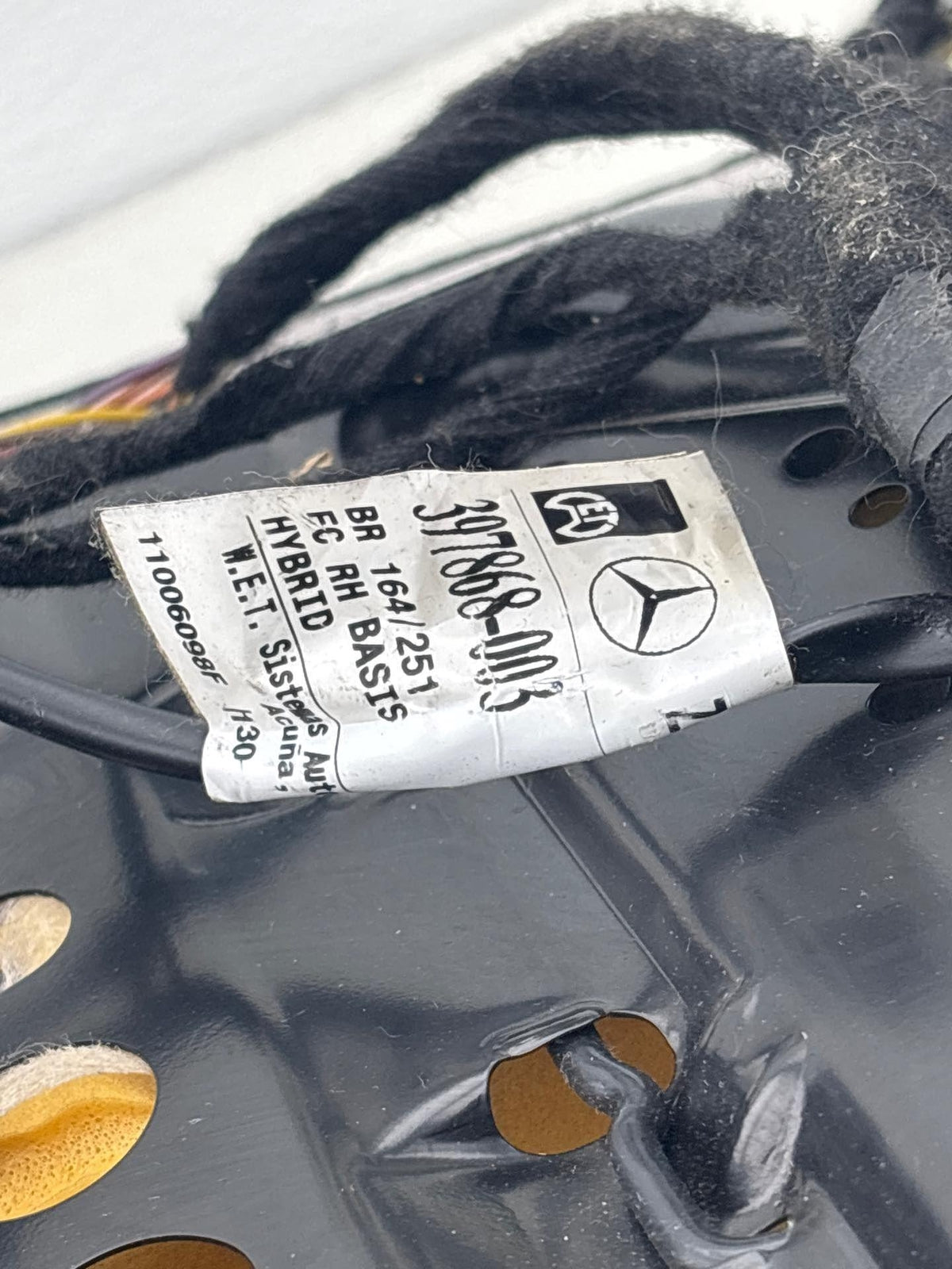 07-12 Mercedes Gl Class Front Right Side Bottom Lower Seat Cushion Oem