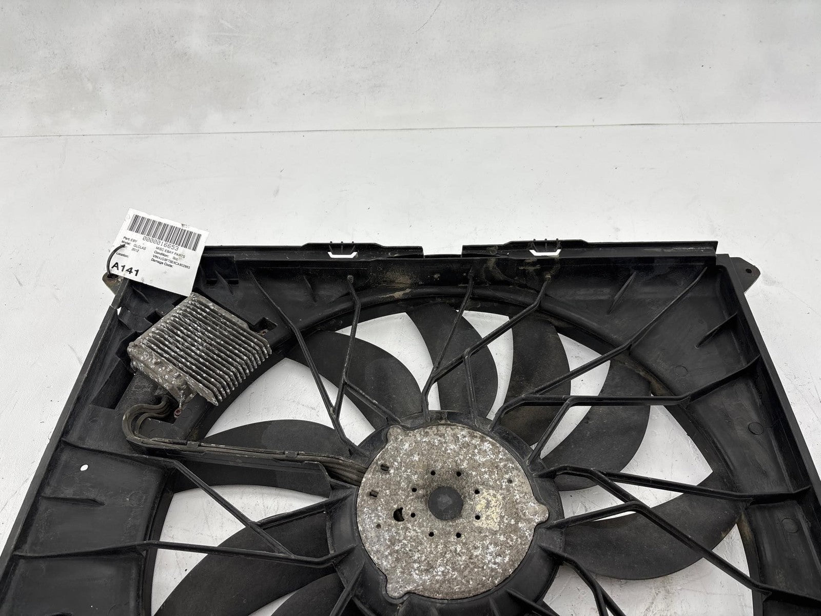 07-12 Mercedes GL450 Radiator Cooling Fan Assembly 1645000093 OEM