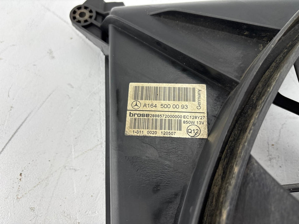 07-12 Mercedes GL450 Radiator Cooling Fan Assembly 1645000093 OEM