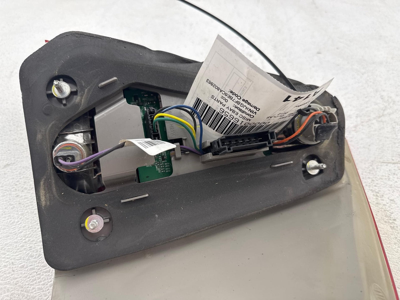 10-12 Mercedes GL450 Rear Left Tail Light Lamp Assembly OEM 1648203564