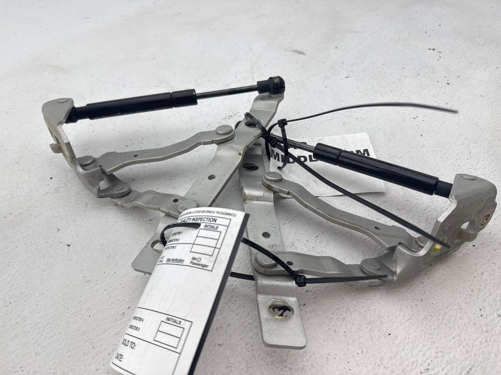 1997 - 2004 Porsche Boxster Rear Side Trunk Hinge Strut Left & Right Set OEM