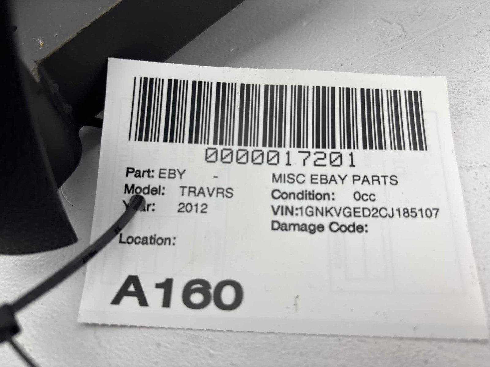 09-12 Chevrolet Traverse Center Console Bezel Trim Panel W/ Cup Holder Oem