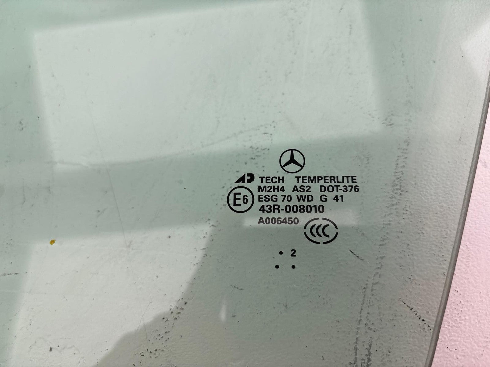 07-12 Mercedes-Benz GL 450 Front Left Door Window Glass OEM