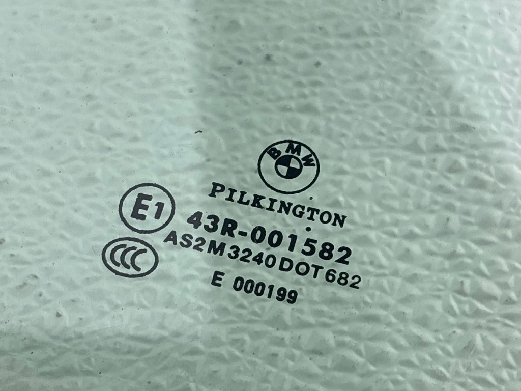 07-11 Bmw 325I 328I 355I E90 Rear Right Passenger Side Door Window Glass Oem