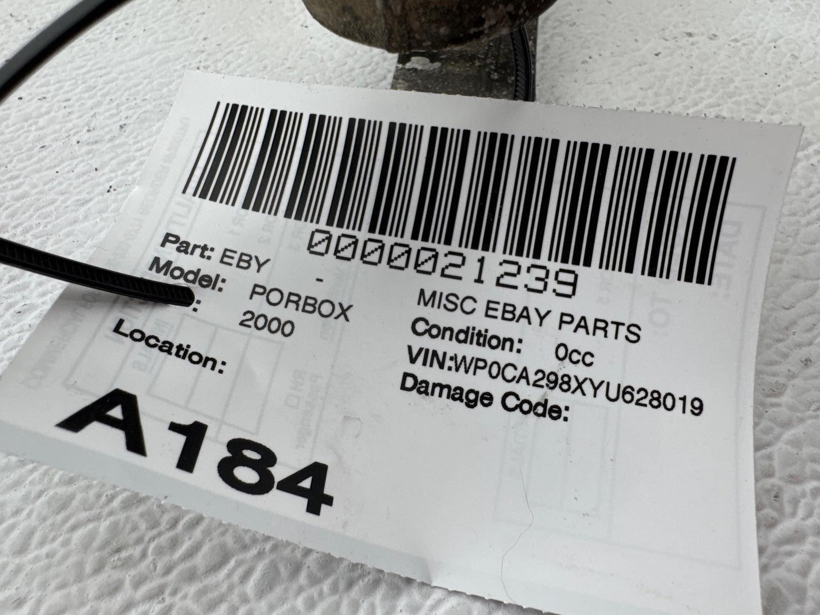 1997-2004 Porsche Boxster Rear Right or Left Side Lower Trailing Control Arm OEM