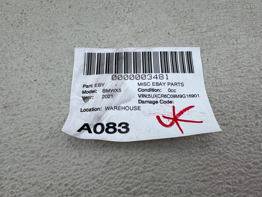 19-25 Bmw X5 Door Seal Window Guide Rear Right Sealing Rubber Gasket 7428690 Oem