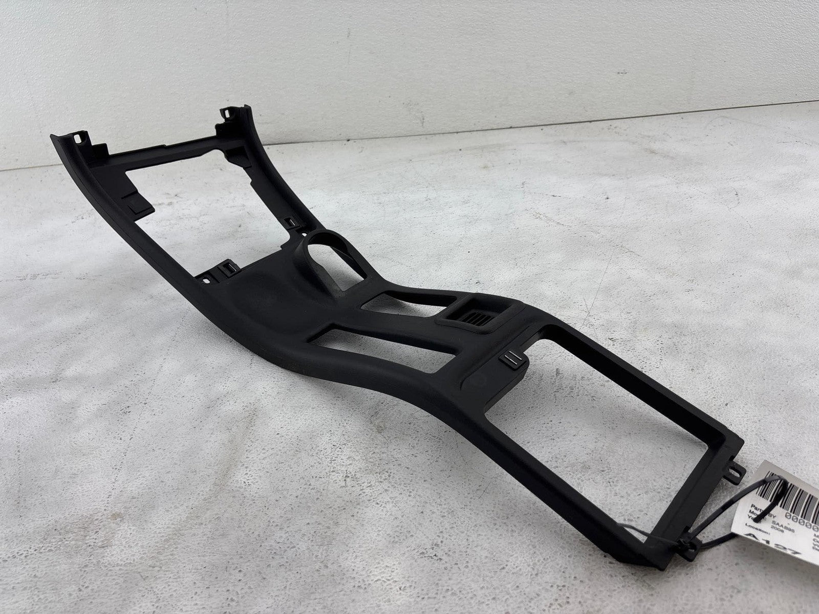 1999-2010 Saab 9-5 Aero Center Console Surround Bezel Trim Black Fits