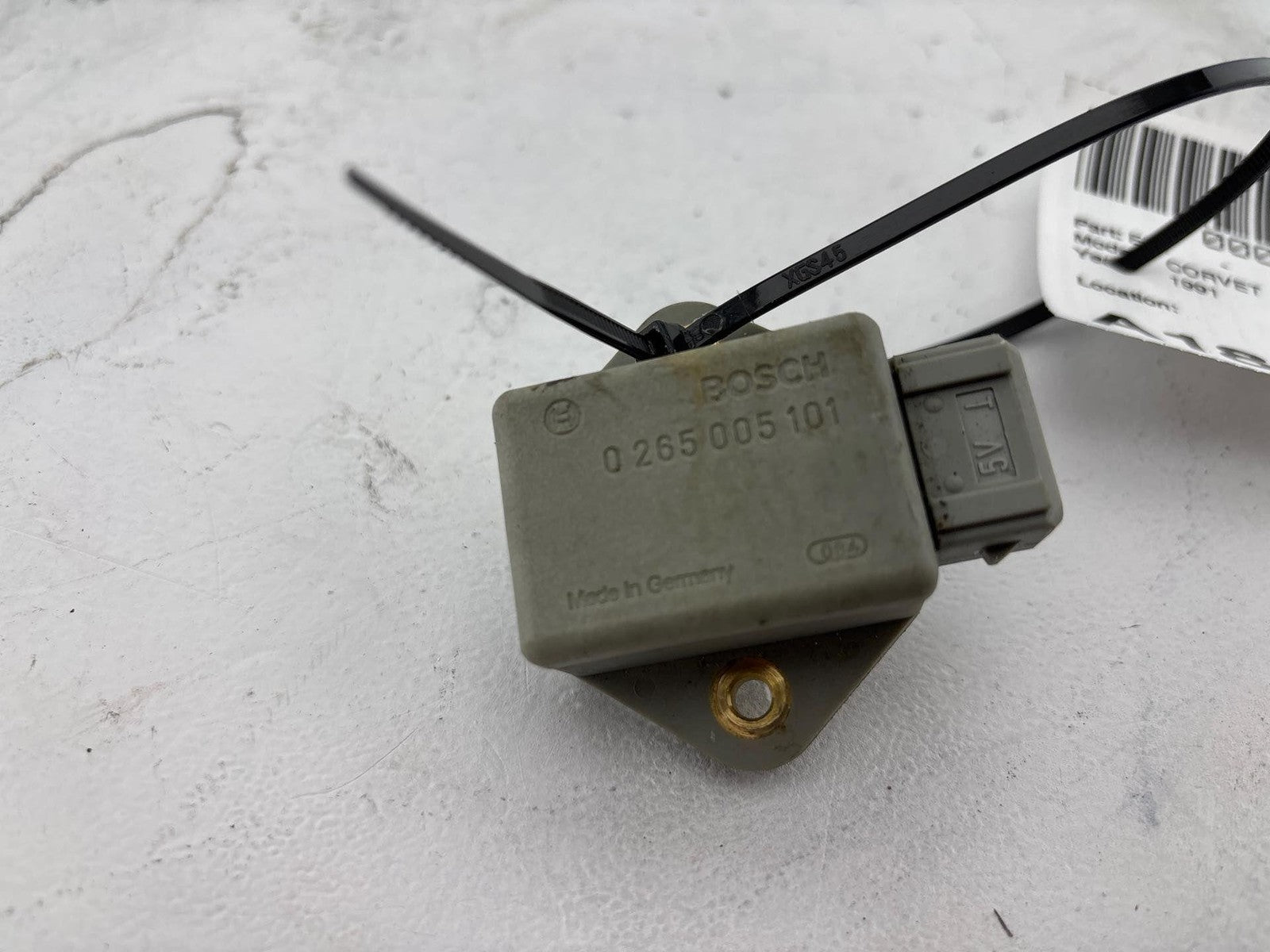 1990-1993 Chevrolet Corvette Lateral Accelerator Sensor Oem 0265005101