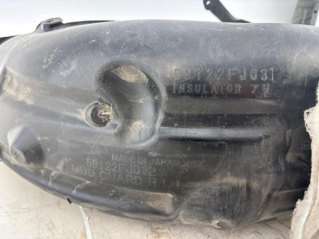 12-16 Subaru Impreza Xv Crosstrek Rear Left Fender Liner Splash Shield Oem