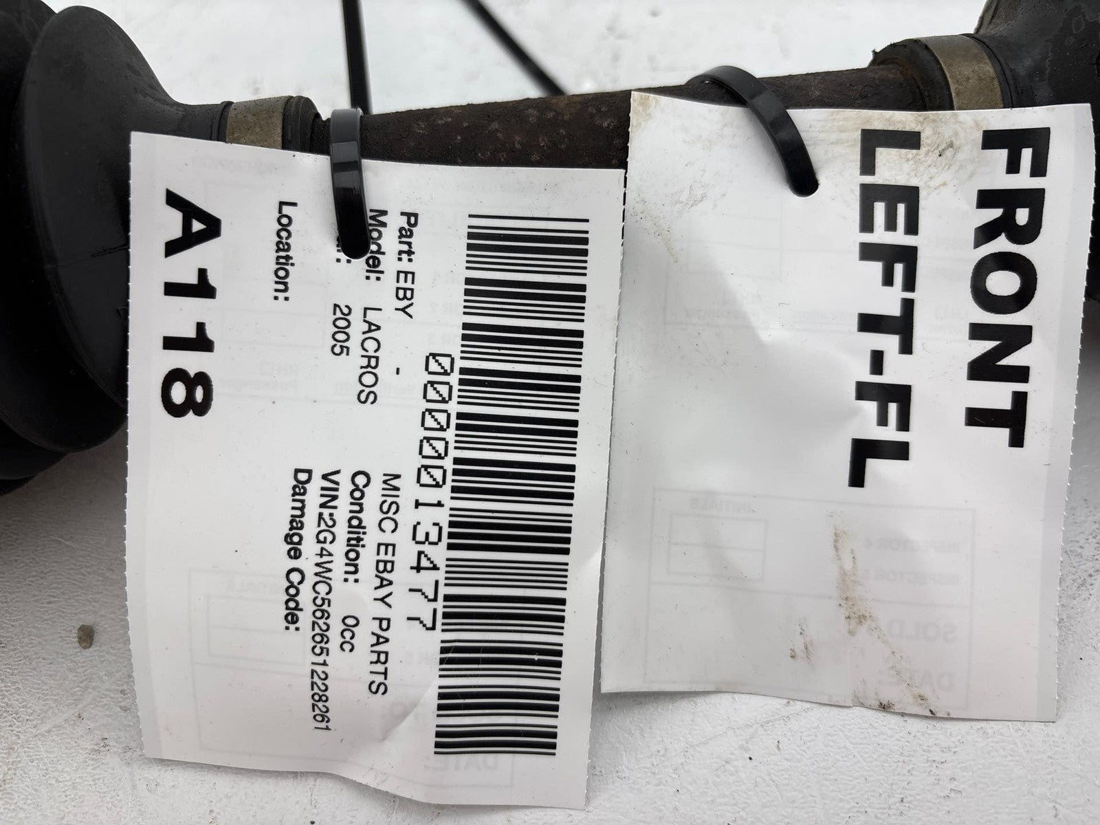 05-09 Buick Lacrosse 3.8L Front Left Driver Axle Assembly