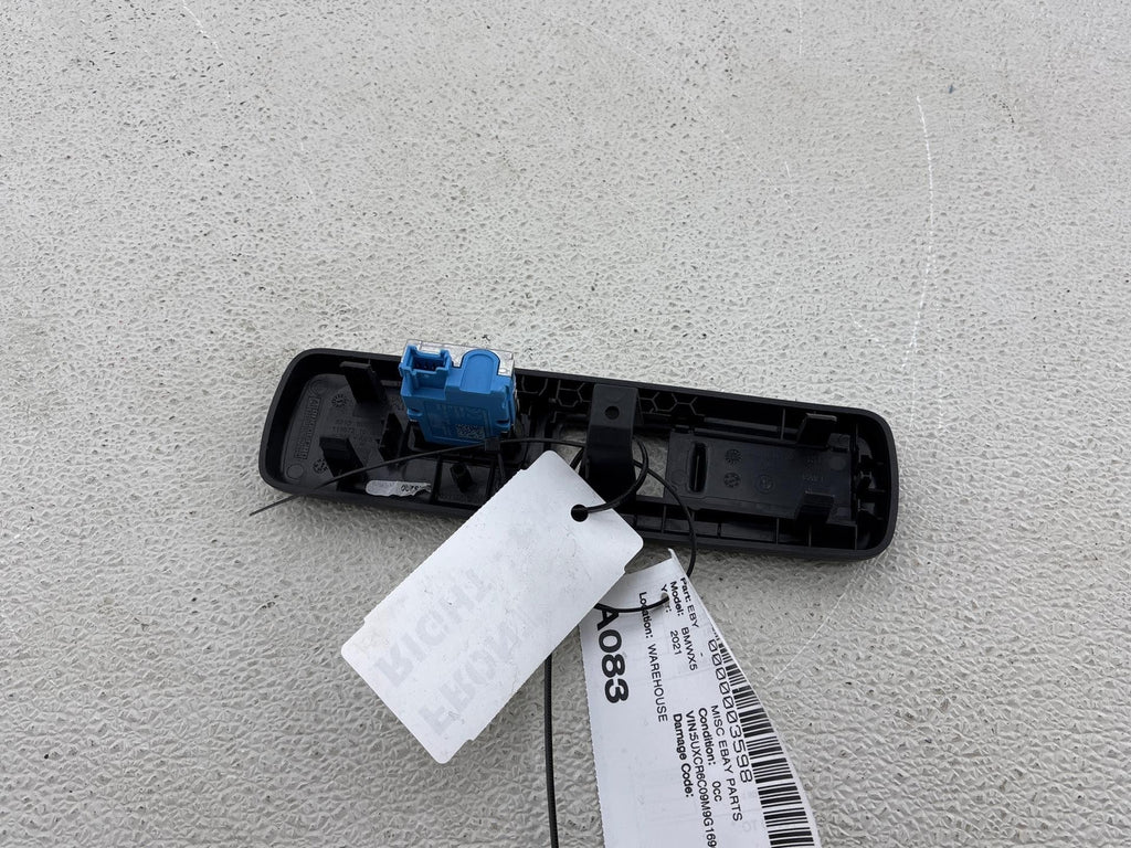 19-23 Bmw X5 Front Right Side Seat Back Trim Cover Cap W/ Bracke Oem 6995012