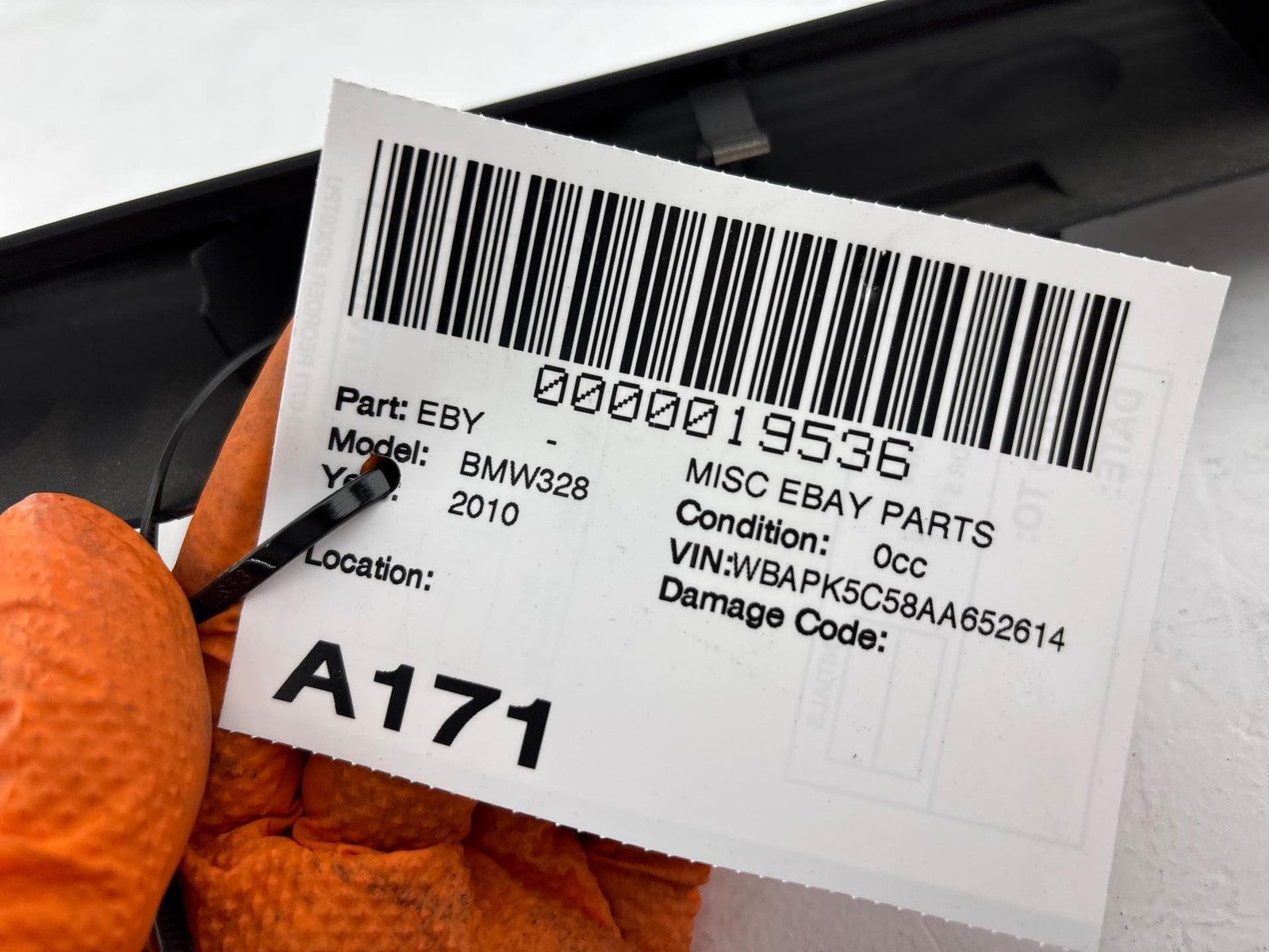 07-11 Bmw 238 335 E90 Rear Deck Air Vent Grille Cover Trim Panel Oem