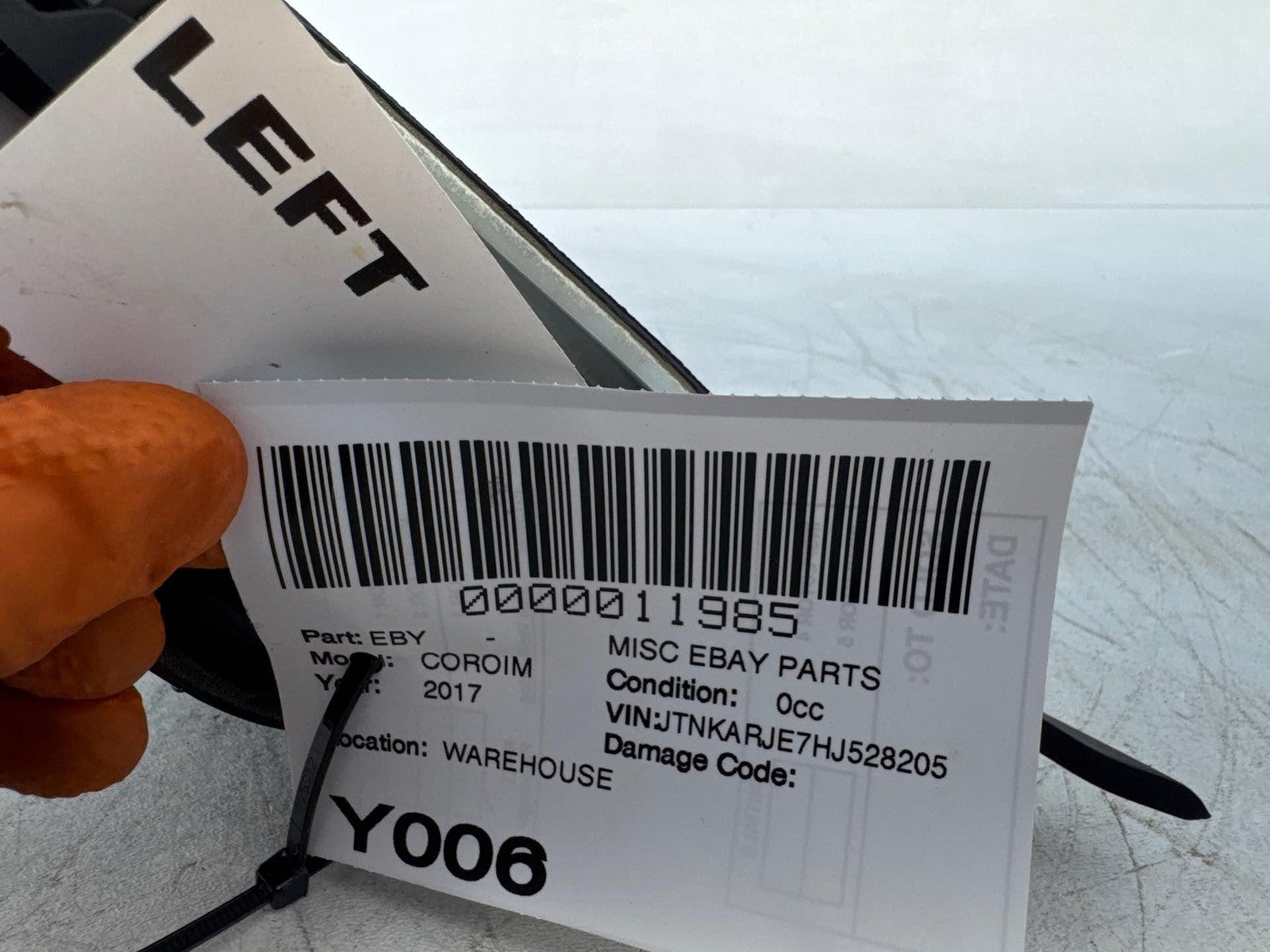 16-18 Scion Im Dashboard Left Air Vent Grill Cover Trim 55404-12880 Oem