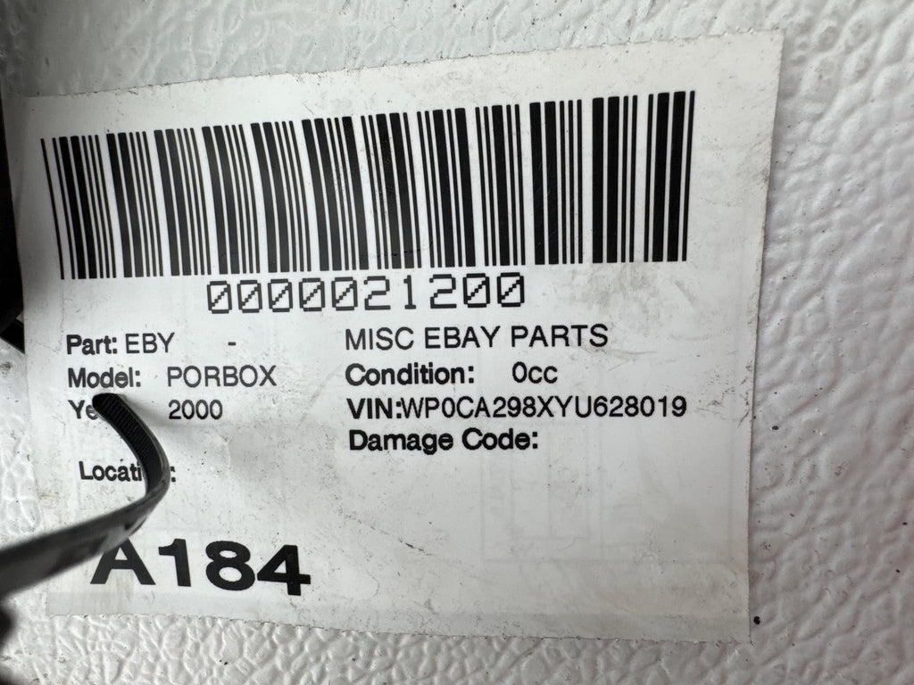 1997-2002 Porsche Boxter Rear Right Inner Fender Cover Splash Shield Guard OEM