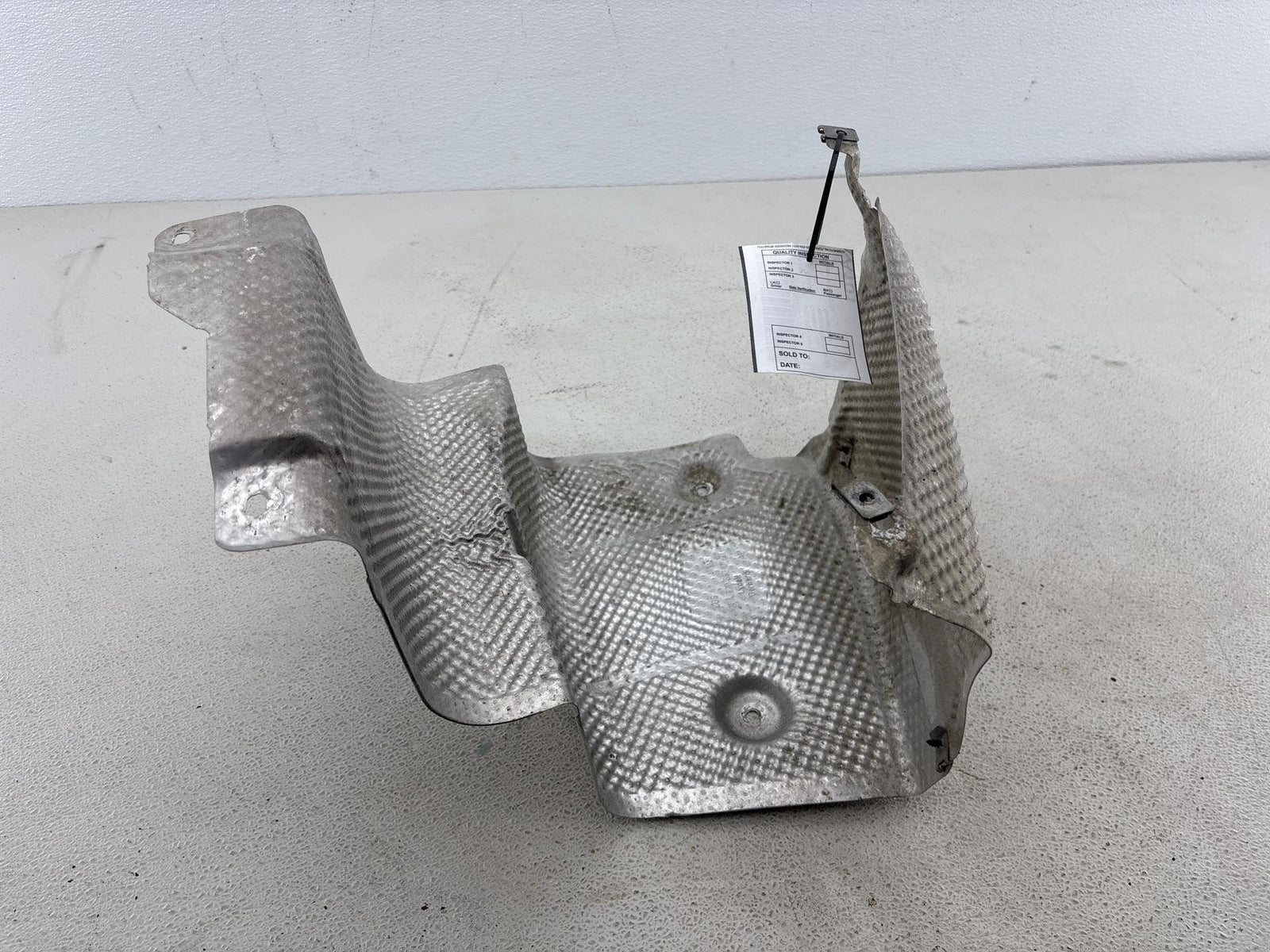 03-06 Mercedes Sl600 Rear Left Exhaust Heat Shield Plate 2306820771