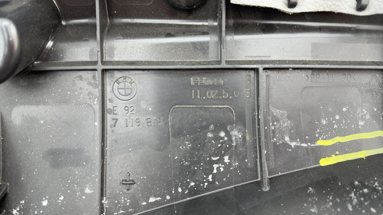 06-10 Bmw 335I E92 Coupe 3 Series Rear Left Corner Seat Cushion Bolster Oem