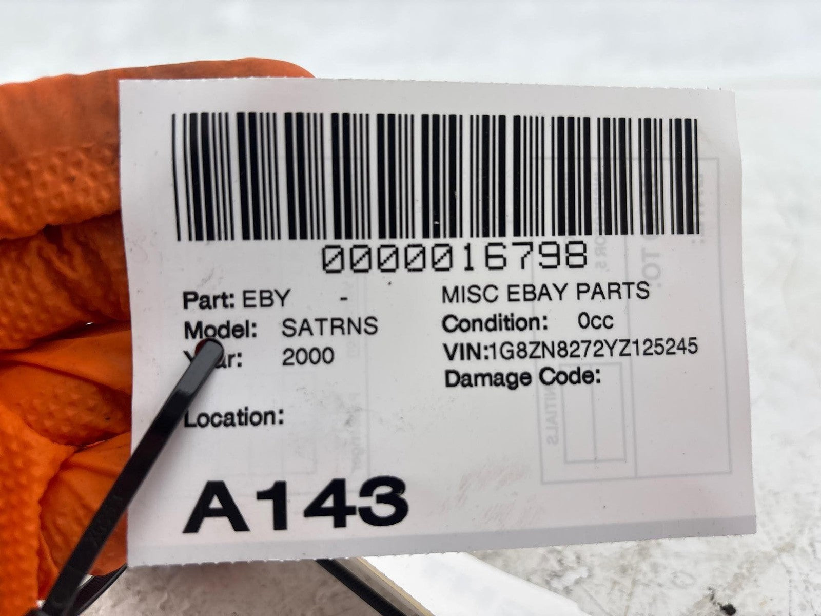 00-02 Saturn Sw2 Rear Passenger Side Door Window Control Switch Oem