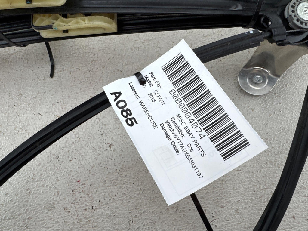 15-21 Volkswagen Golf Gti Front Window Regulator Rh Passenger Side 5G4837462H