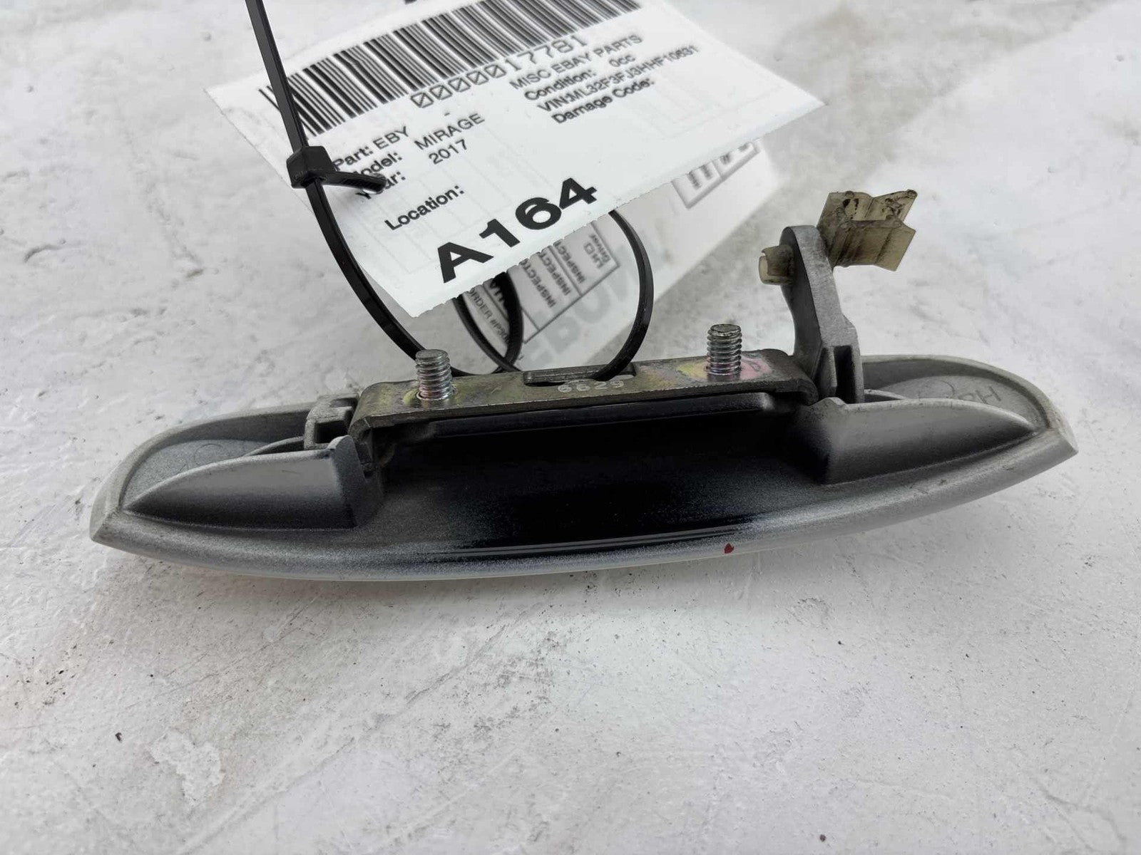 14-24 Mitsubishi Mirage Front Passenger Side Door Exterior Handle