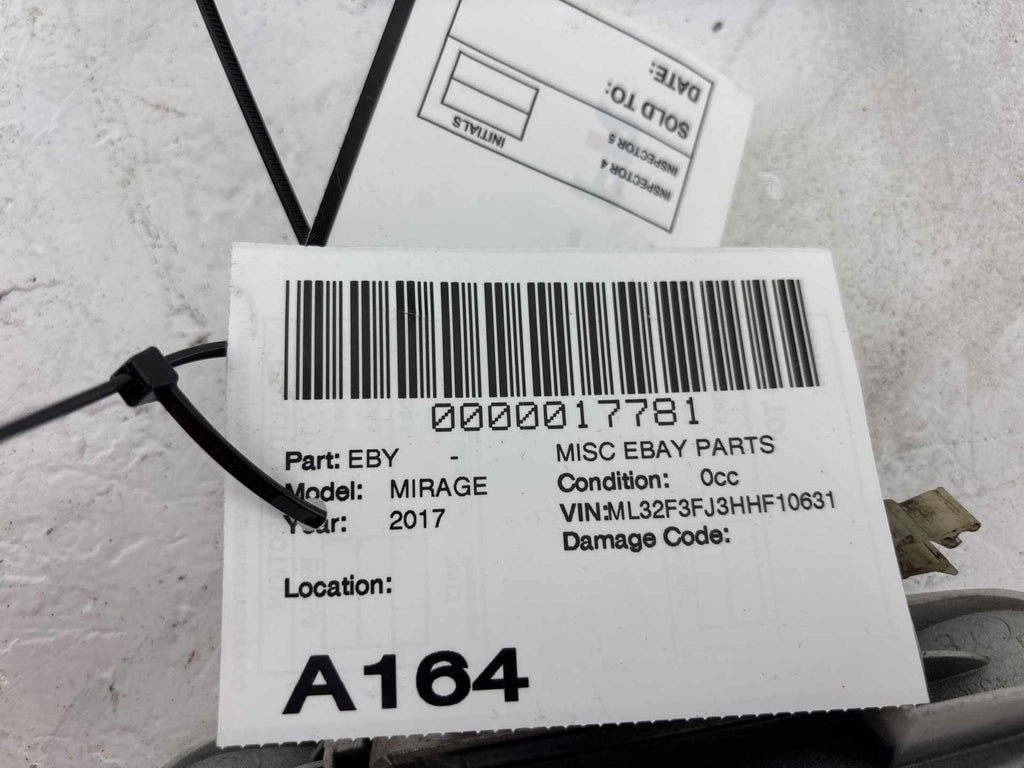 14-24 Mitsubishi Mirage Front Passenger Side Door Exterior Handle