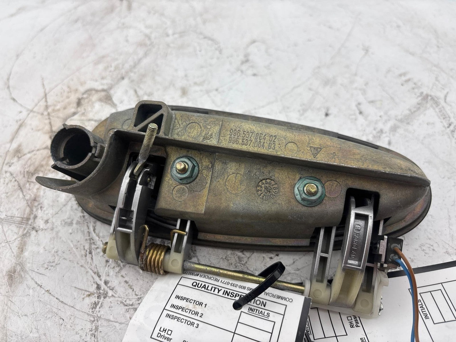 2000-2004 Porsche Boxster 911 986 Front Right Side Exterior Door Handle OEM