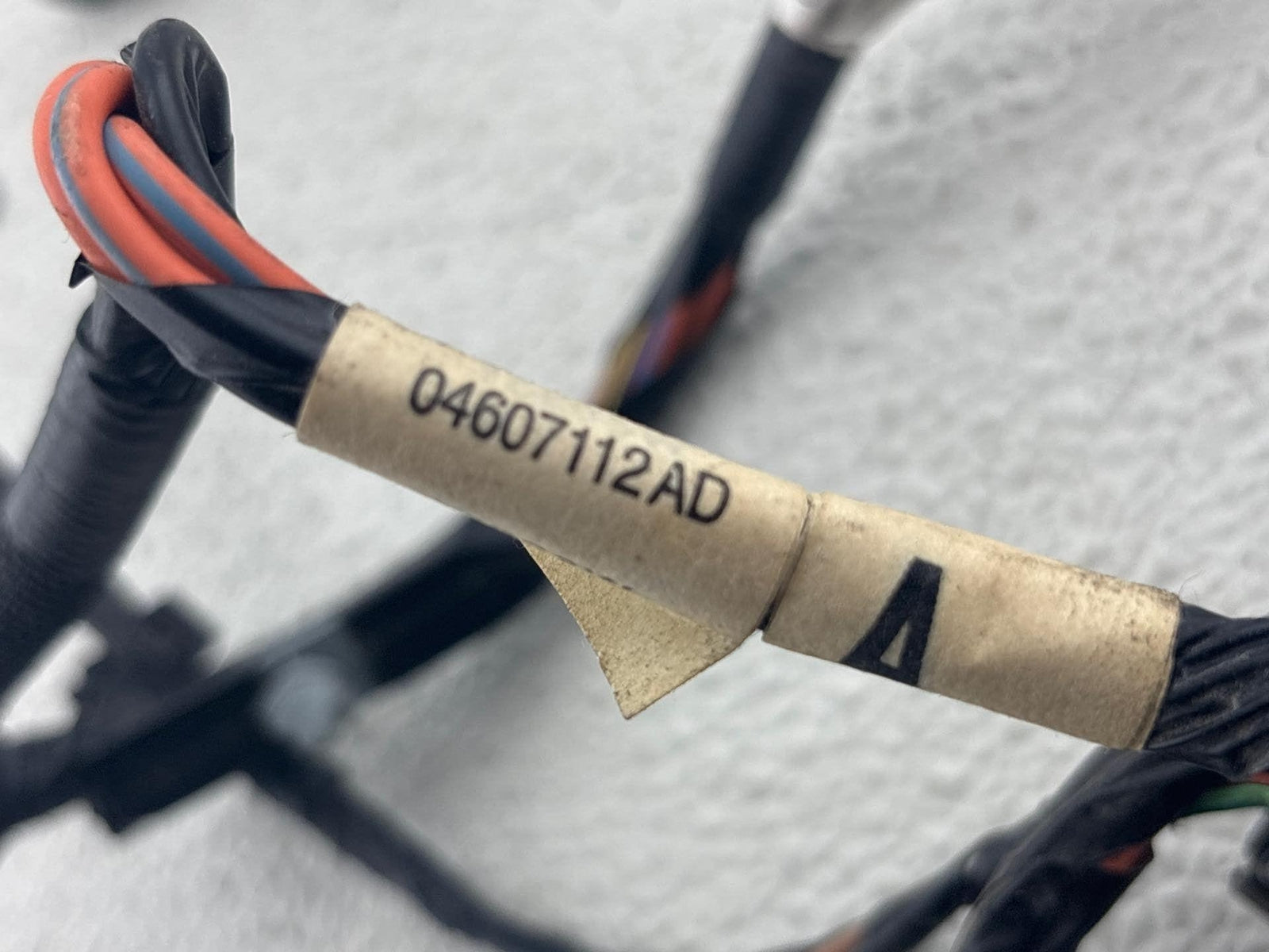 05-10 Chrysler 300 Rear Right Side Door Wire Harness 04607112Ad Oem