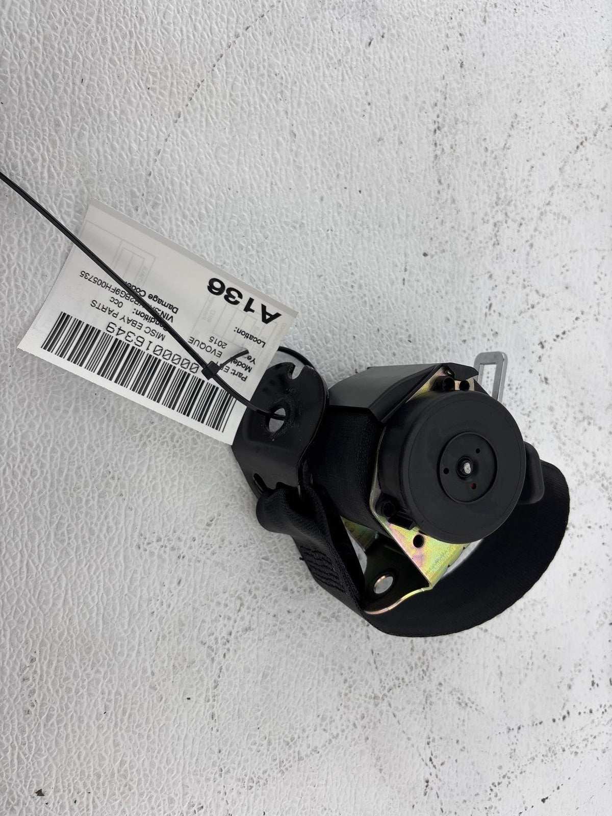 12-19 Range Rover Evoque L538 Rear Left Or Right Seat Belt Retractor Oem