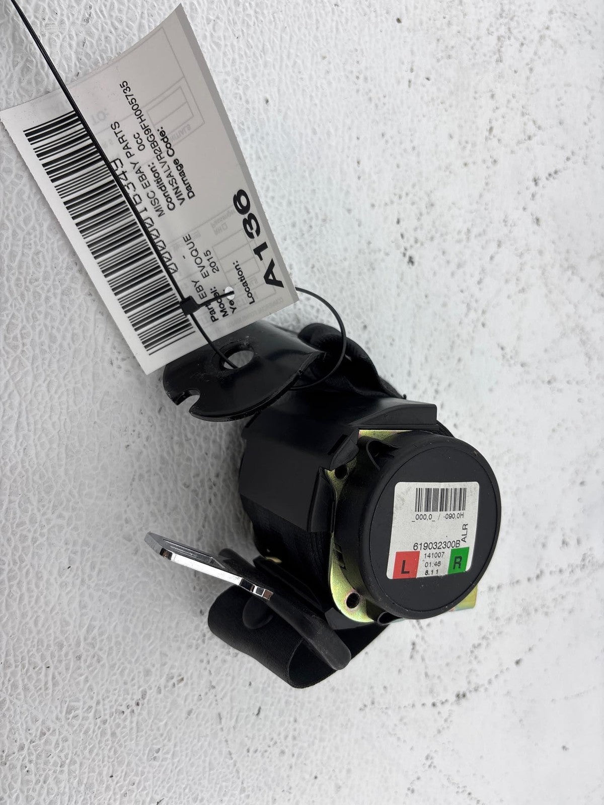 12-19 Range Rover Evoque L538 Rear Left Or Right Seat Belt Retractor Oem