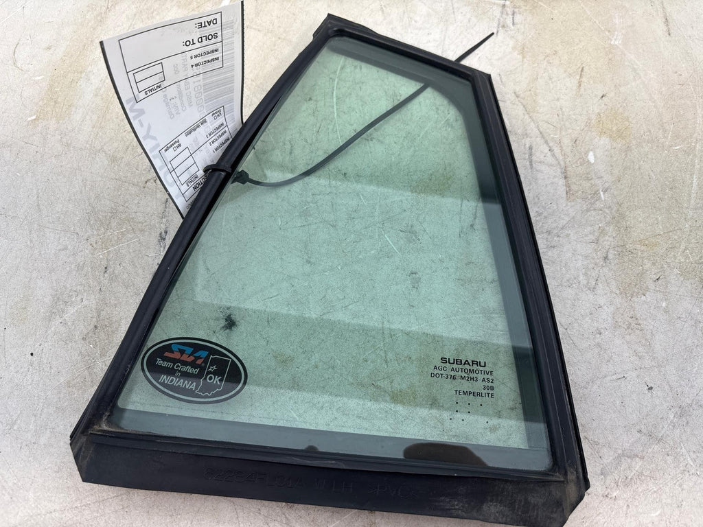 17-23 Subaru Impreza Rear Left Side Door Fixed Vent Window Glass Oem