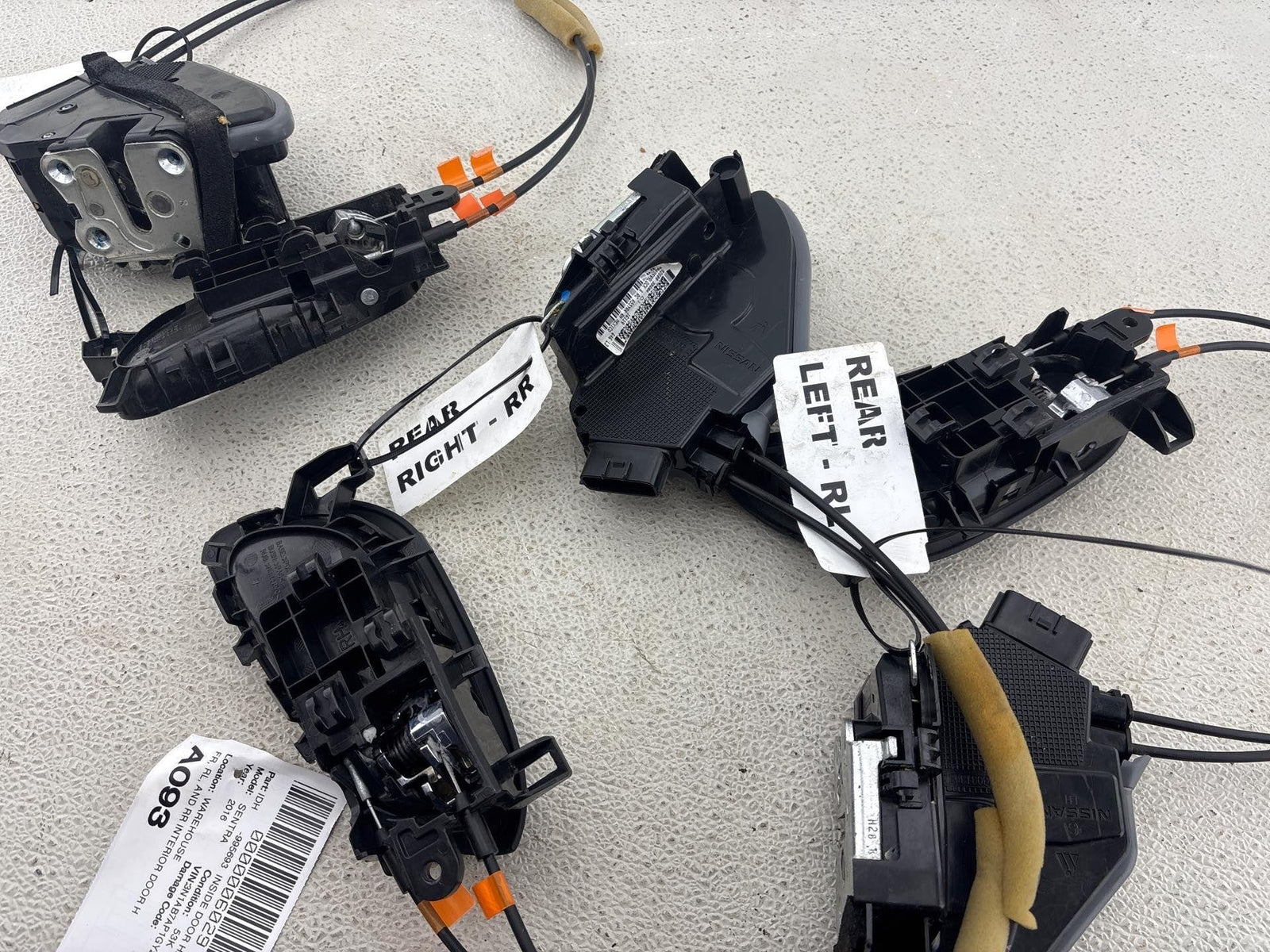 13-19 Nissan Sentra Inside Door Handle Front Right & Rear Left/Right Oem