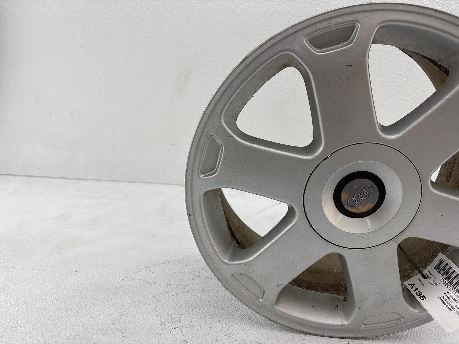 2000-2002 Audi S4 17X7.5 Wheel Rim 5 Lug 112Mm Oem