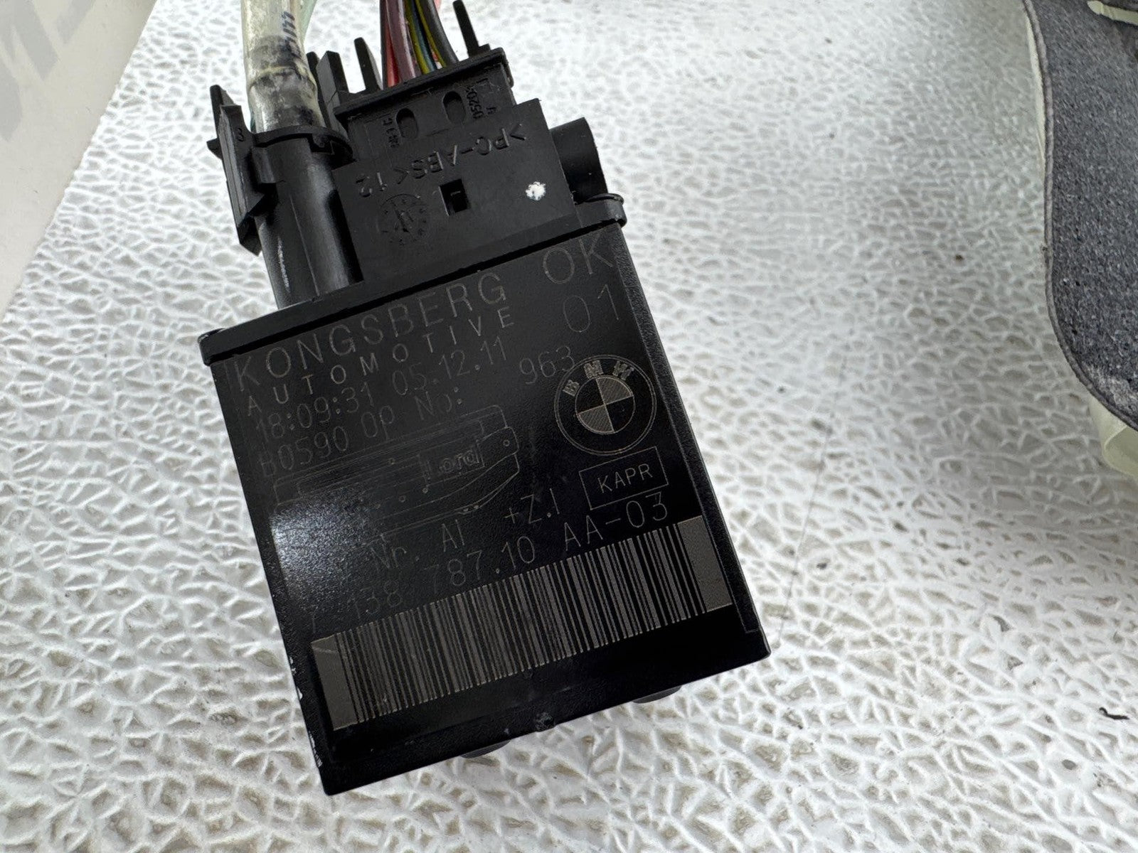 07-13 Bmw 335I 335D Front Right Seat Lumbar Support Pump Module Unit Oem