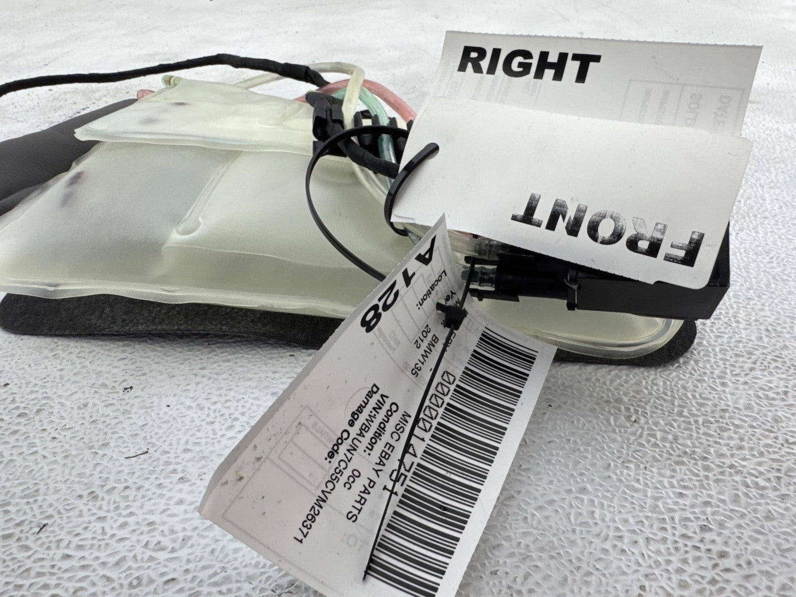 07-13 Bmw 335I 335D Front Right Seat Lumbar Support Pump Module Unit Oem