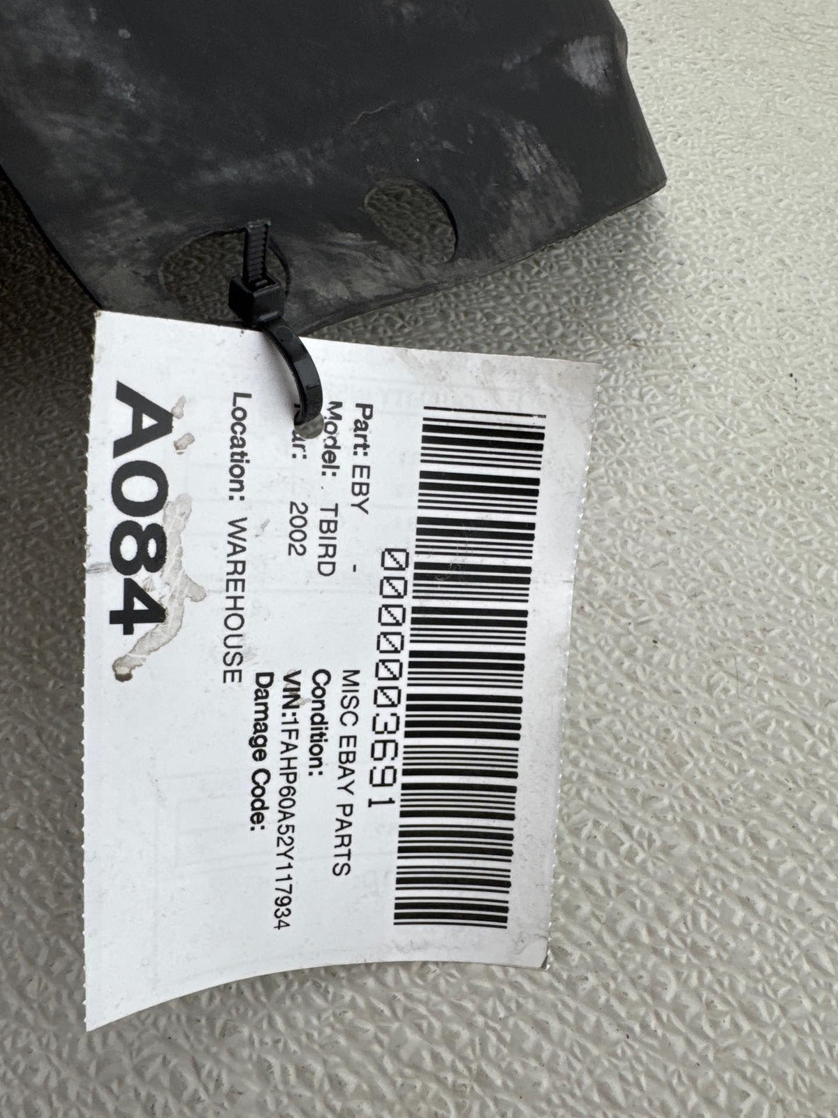 02-05 Ford Thunderbird Front Left Forward Fender Liner Splash Shield Cover Oem