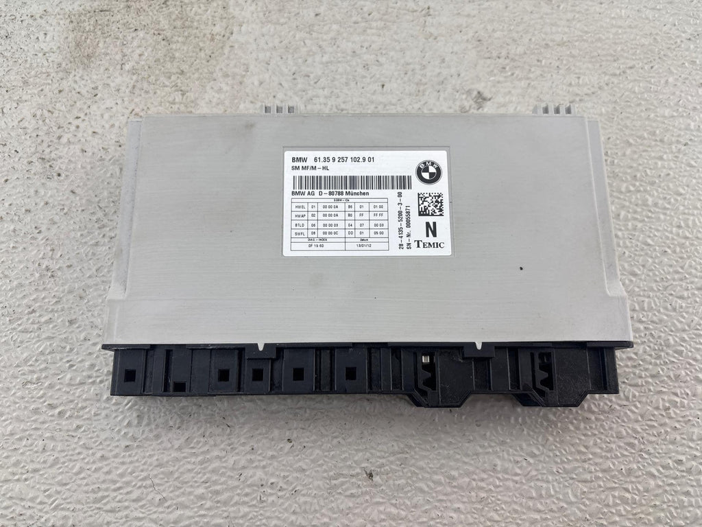 11-16 Bmw 550I Front Seat Control Module 9257102 Oem