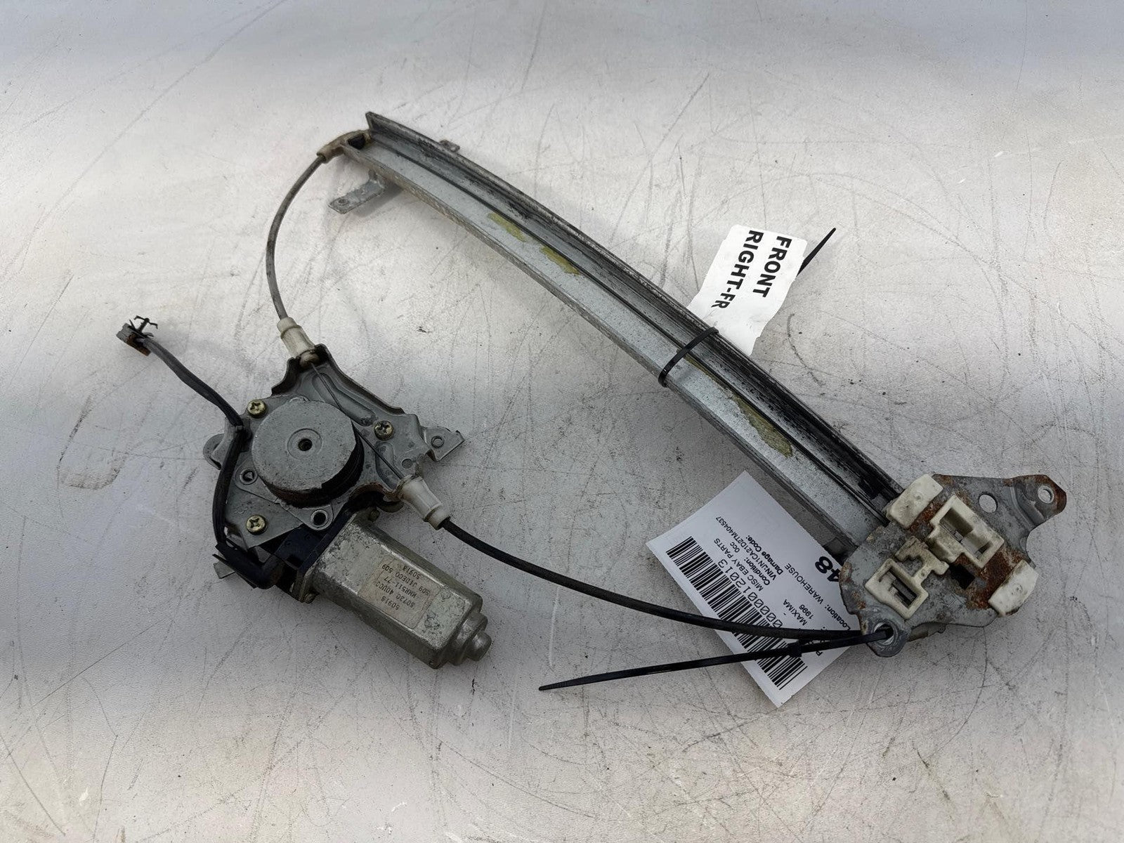 1995 - 1999 Nissan Maxima Front Passenger Side Window Regulator W/ Motor OEM
