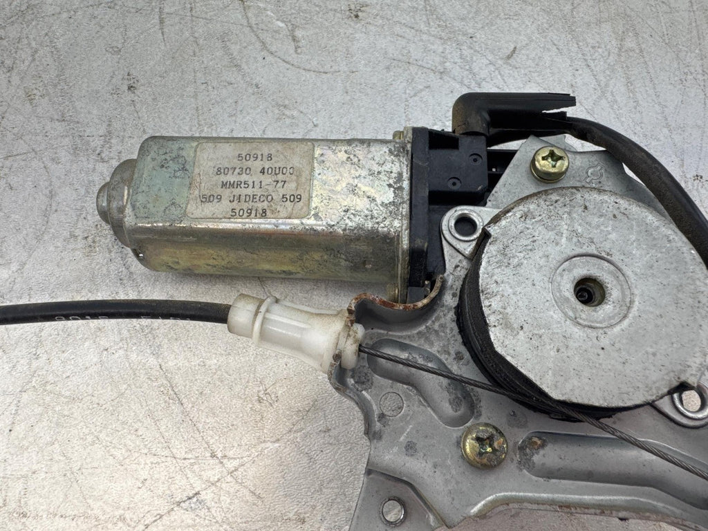 1995 - 1999 Nissan Maxima Front Passenger Side Window Regulator W/ Motor OEM