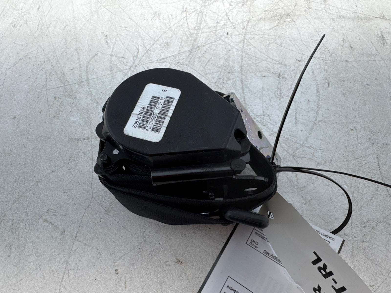 10-14 Volkswagen Jetta Left Rear Seat Belt Rear 1K9857805Braa Oem