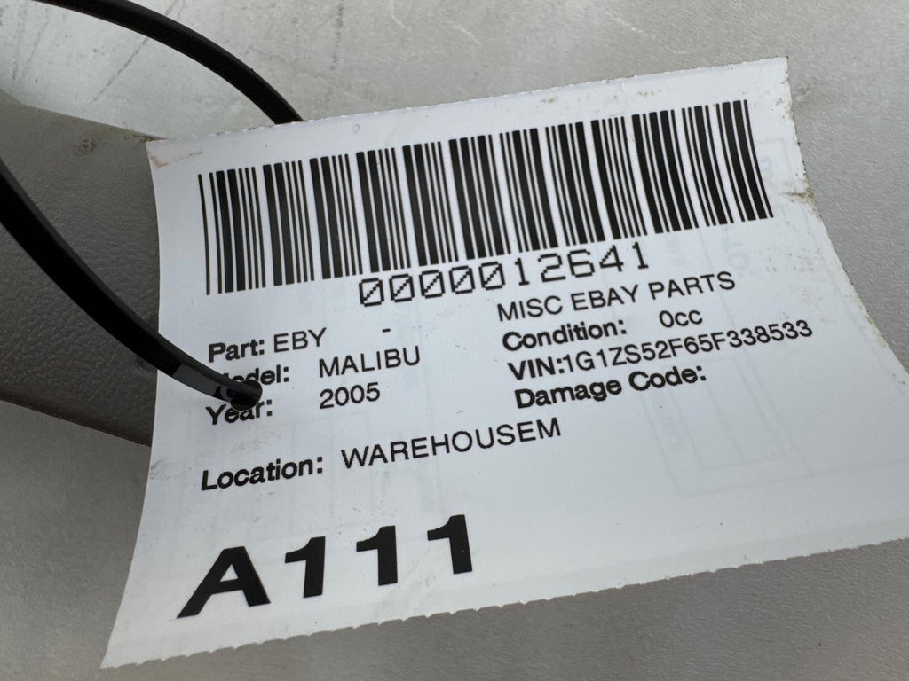 04-07 Chevrolet Malibu Left Driver Side B Pillar Lower Cover Trim Panel Oem