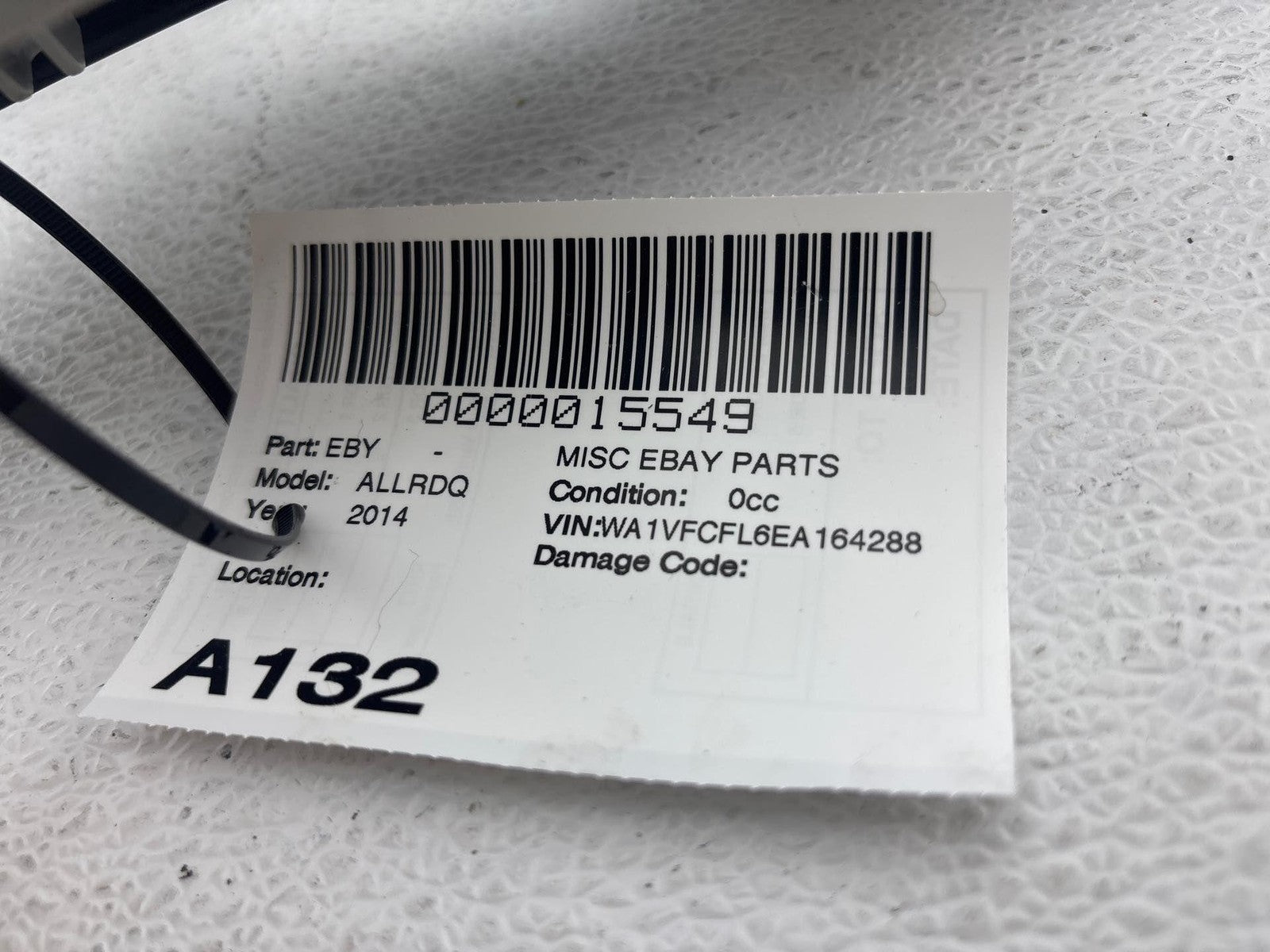 13-16 Audi A4 Allroad Quattro Rear Right Side Door Window Regulator W/ Motor Oem